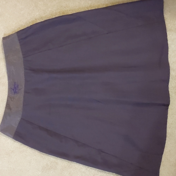 Adventures des Toiles Purple Skirt Size 36, Knee Length - Picture 2 of 6